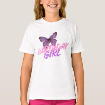 Verjaardagsmeisje t-shirt