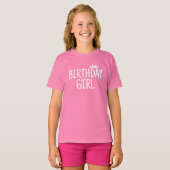 Verjaardagsmeisje T-shirt (Voorkant volledig)