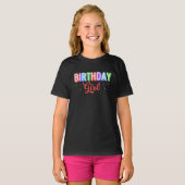 Verjaardagsmeisje T-shirt (Voorkant volledig)