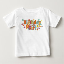 Verjaardagsmeisje T-shirt voor kinderen