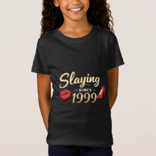 Verjaardagsmeisje Tiener T-shirt “Aan het slachten