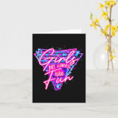 Verjaardagsmeisje Verjaardagsfeest Meisjes gewoon  Kaart (Gele Bloem)