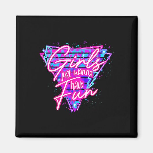 Verjaardagsmeisje Verjaardagsfeest Meisjes gewoon Magneet (Voorkant)