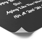 ฺVerjaardagsmeisje, Verjaardagsjongen, Grappige Ve Poster (Hoek)