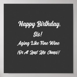 ฺVerjaardagsmeisje, Verjaardagsjongen, Grappige Ve Poster