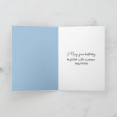 Verjaardagsmeisje winkelen in de grote stad kaart (Binnen)