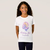 Verjaardagsmeisje Zeemeermin Shirt (Voorkant volledig)