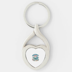 Verjaardagsmeisje Zeeschildpad 8e Verjaardag Shirt Sleutelhanger