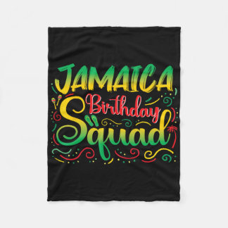 Verjaardagsmeisjes Jamaica Squad Trip 2025 Feest O Fleece Deken
