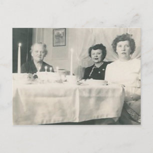 Verjaardagsmeisjes postkaart