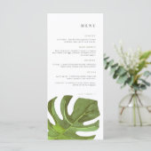 verjaardagsmenu | Celebration menu | Blad (Staand voorkant)