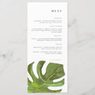 verjaardagsmenu | Celebration menu | Blad