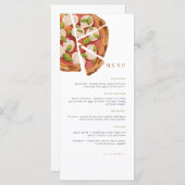 verjaardagsmenu | Celebration menu | Pizzafeest (Voorkant / Achterkant)