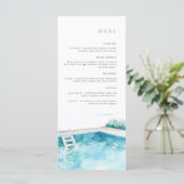 verjaardagsmenu | Celebration menu | Poolparty (Staand voorkant)