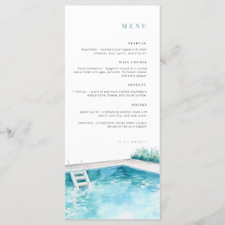 verjaardagsmenu | Celebration menu | Poolparty
