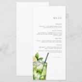 Verjaardagsmenu | Feestmenu | Cocktailparty Menu (Voorkant / Achterkant)