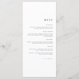 Verjaardagsmenu | Feestmenu |  Menu