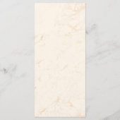 Verjaardagsmenu pampas gras roze goud bloem marble menu (Achterkant)