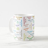 Verjaardagsmok 15 oktober koffiemok (Voorkant links)
