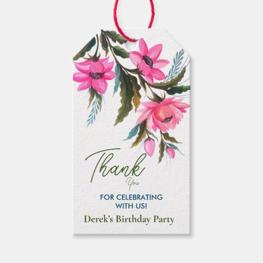 Verjaardagsmoment cadeaulabel (Voorkant)