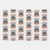 Verjaardagsmonster Inpakpapier Vel (Voorkant 2)