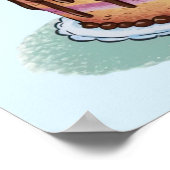 Verjaardagsmonster Poster (Hoek)