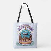 Verjaardagsmonster Tote Bag (Achterkant)