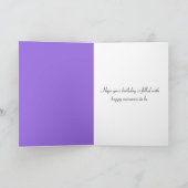 Verjaardagsmuis in Iris Flower Kaart (Binnen)