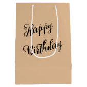 Verjaardagsmuis met ballonnen medium cadeauzakje (Achterkant)