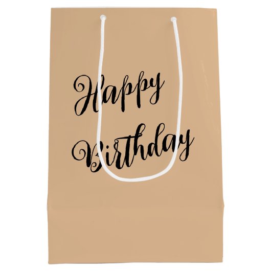 Verjaardagsmuis met ballonnen medium cadeauzakje (Achterkant)