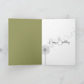 Verjaardagsmuis met paardenbloem kaart (Binnen)