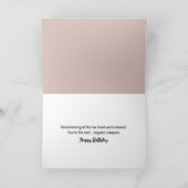 Verjaardagsmuis op een Daisy Swing Kaart (Binnen)