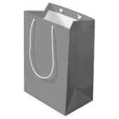 Verjaardagsmuis op een scooter medium cadeauzakje (Achterkant Gekanteld)