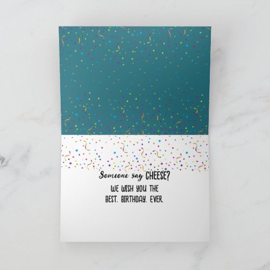 Verjaardagsmuizen Poseren met een camera Kaart (Binnen)