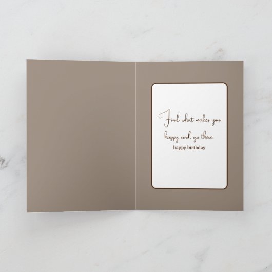 Verjaardagsmutt in een modderplas kaart (Binnen)