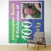 Verjaardagsmuur 100e verjaardag wandkleed (In situ)