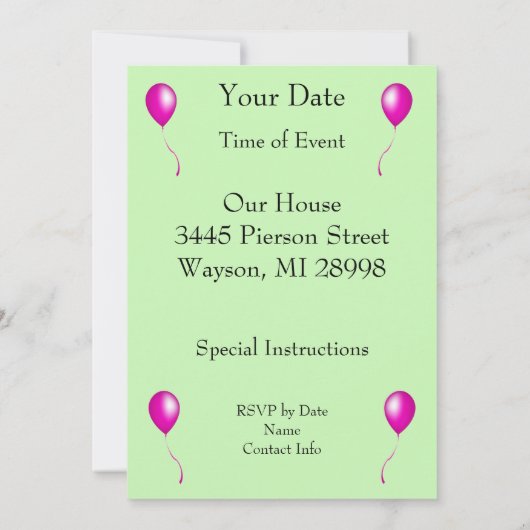 Verjaardagsmuzikant Black Cats Bladmuziek Groen Kaart (Achterkant)