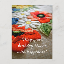 Verjaardagsnaald Art Briefkaart