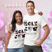 Verjaardagsnaam en ouderdom van het Heilige Koe Ki T-shirt