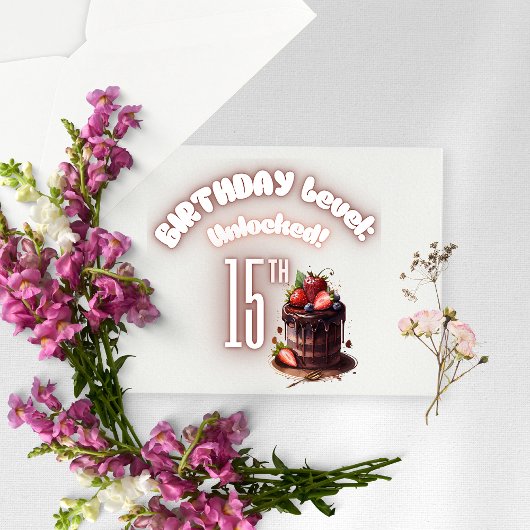 Verjaardagsniveau ontgrendeld kinderverjaardagskaa feestdagen kaart