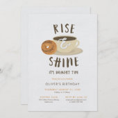 Verjaardagsontbijt: 'Sta op en schitter' Kaart (Voorkant / Achterkant)
