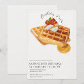 Verjaardagsontbijt, Verjaardagsbrunch Kaart (Voorkant / Achterkant)