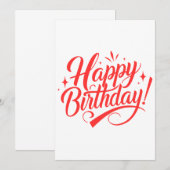 Verjaardagsontwerp – Perfect voor Kaarten (Voorkant / Achterkant)