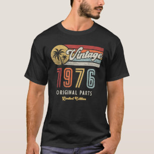 Verjaardagsontwerp voor klassieke 50e 1976 50 jaar t-shirt