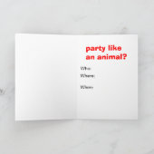 Verjaardagspak Kip Kaart (Binnen)