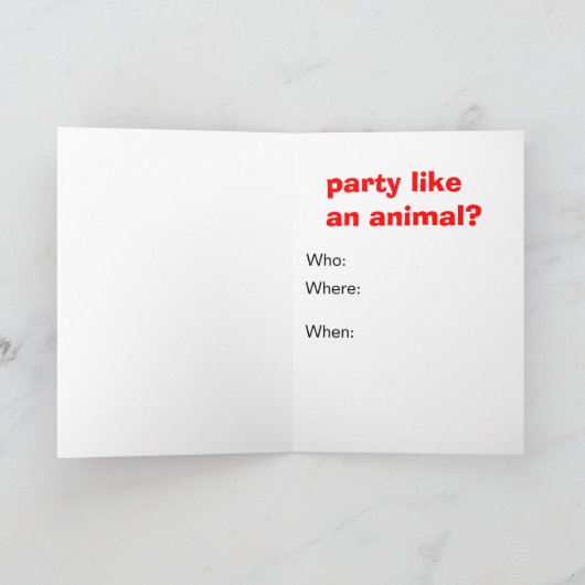 Verjaardagspak Kip Kaart (Binnen)