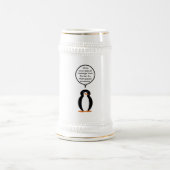 Verjaardagspak praten Ms. Penguin gepersonaliseerd Bierpul (Center)