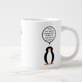 Verjaardagspak praten Ms. Penguin gepersonaliseerd Grote Koffiekop (Rechts)