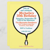 Verjaardagspak praten Ms. Penguin gepersonaliseerd Kaart (Voorkant / Achterkant)