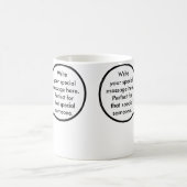 Verjaardagspak praten Ms. Penguin gepersonaliseerd Magische Mok (Center)